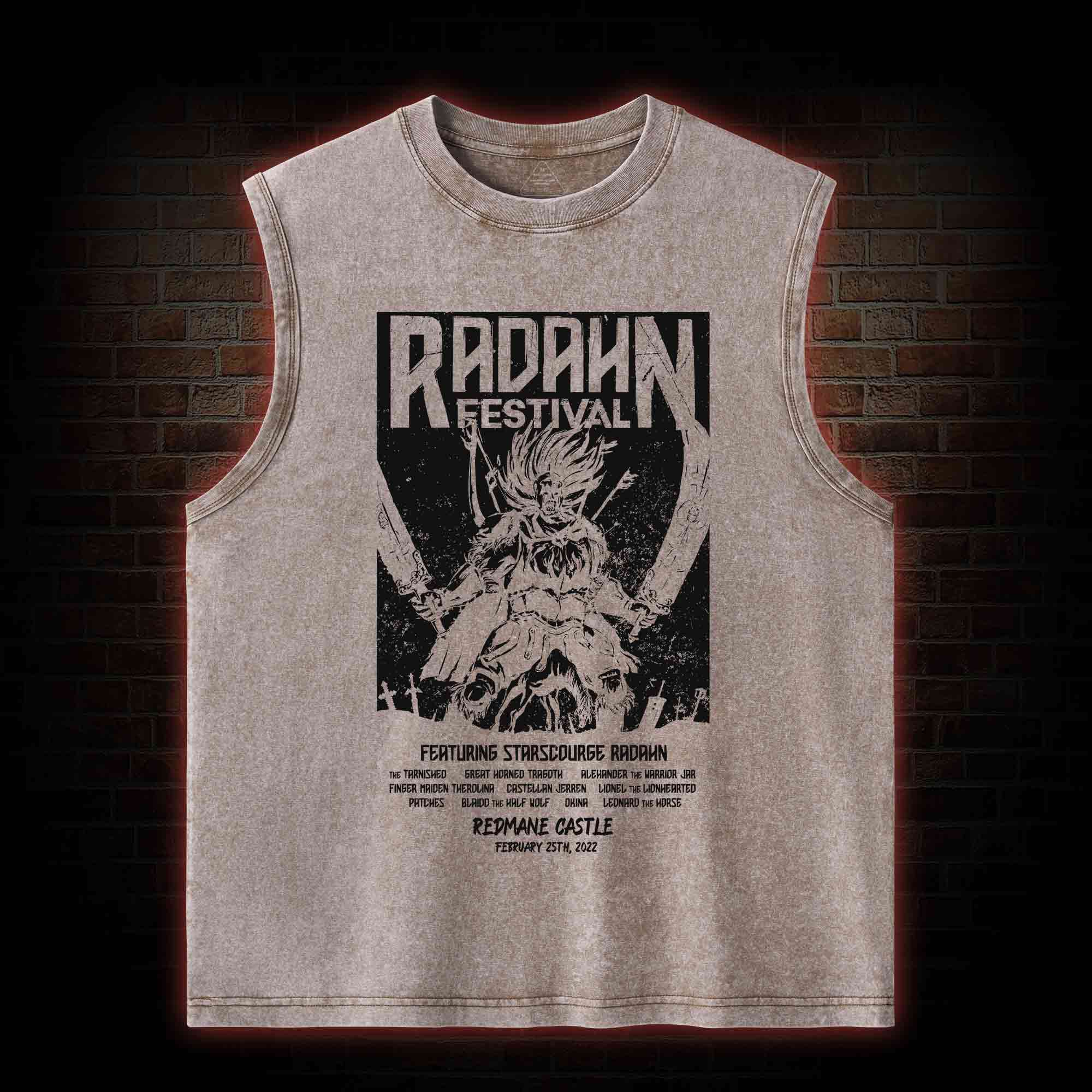 Battle Festival Washed Tank Top