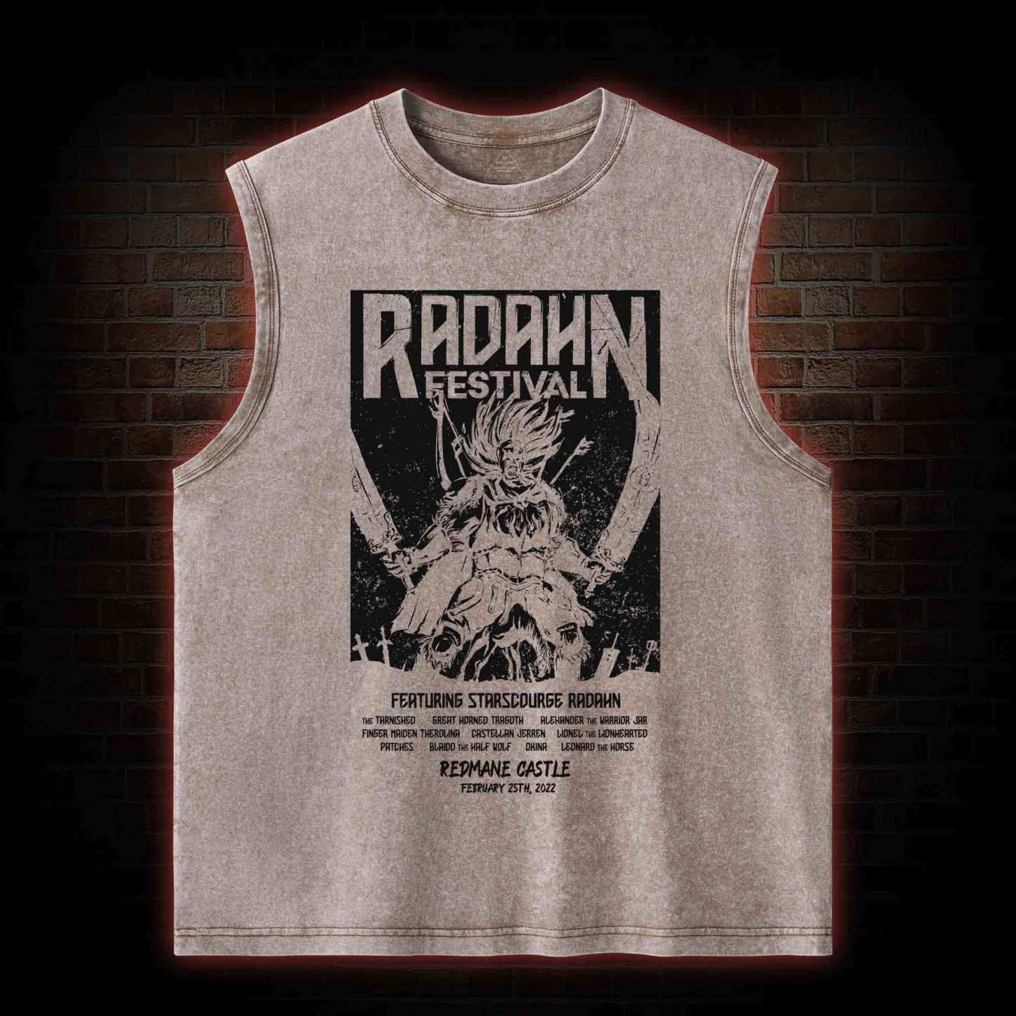 Battle Festival Washed Tank Top