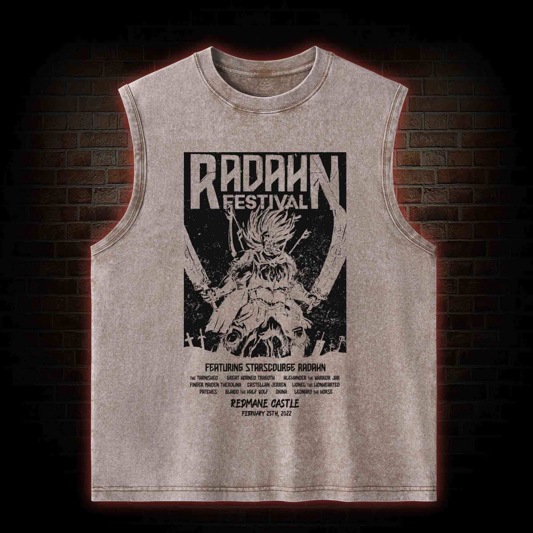 Battle Festival Washed Tank Top