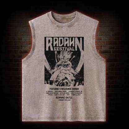 Battle Festival Washed Tank Top