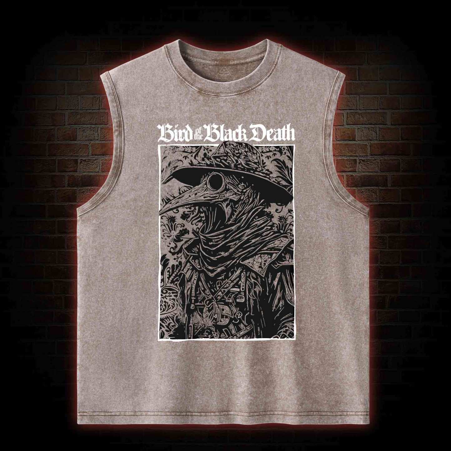 Bird of The Black Death Washed Tank Top