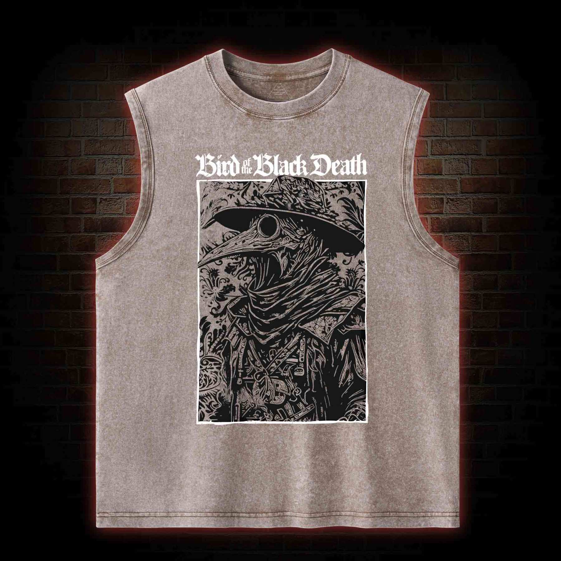 Bird of The Black Death Washed Tank Top