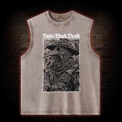 Bird of The Black Death Washed Tank Top