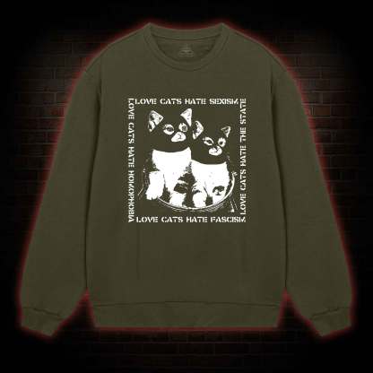 Love Cats Sweatshirt