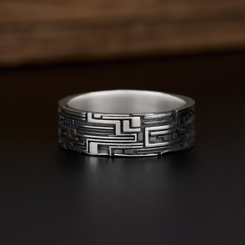 017 Sterling Silver Band Ring