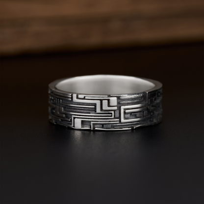 017 Sterling Silver Band Ring