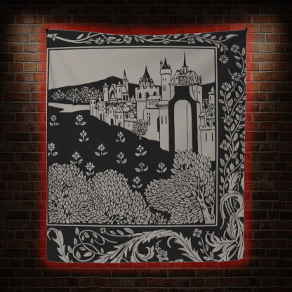Medieval Castle Tapestry