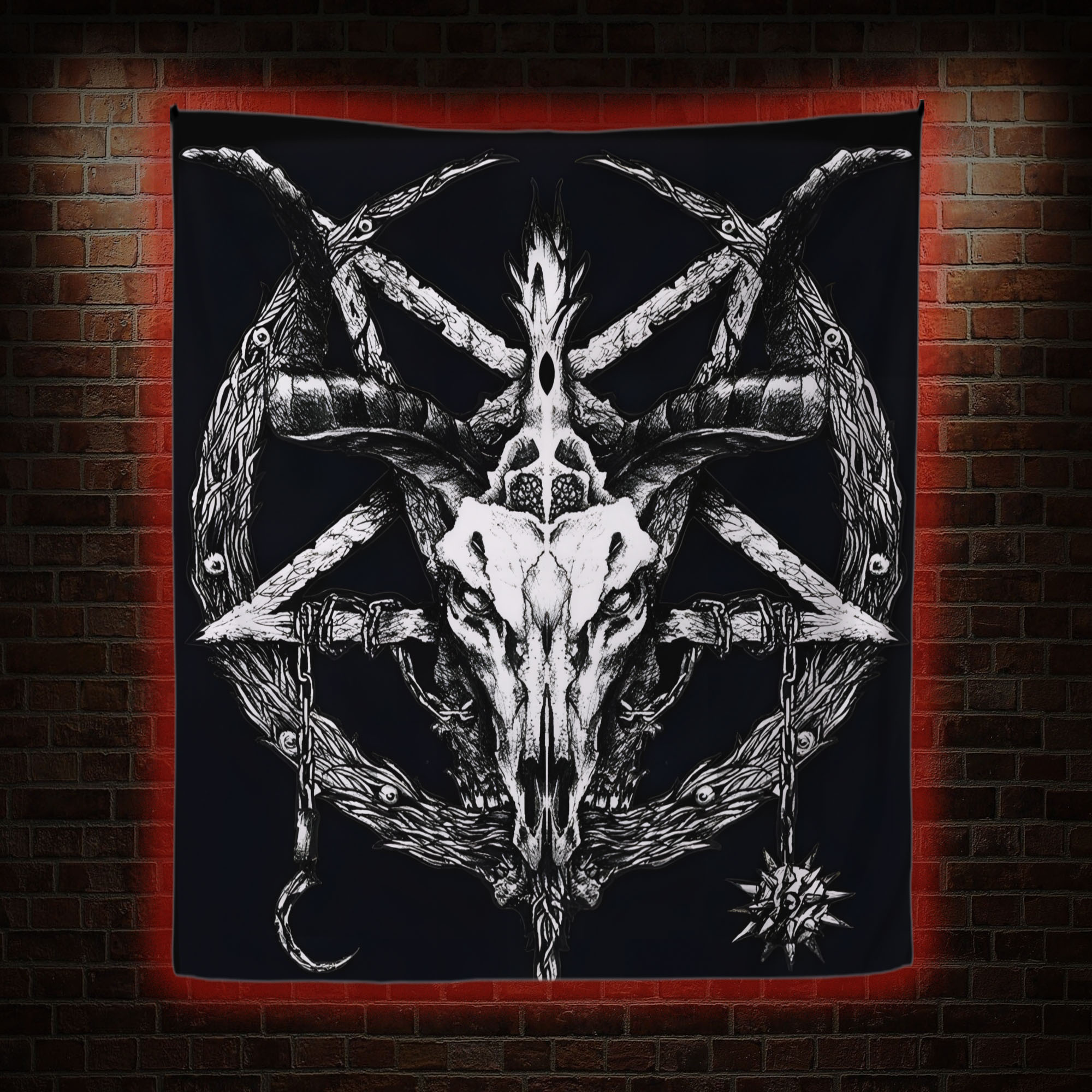 Baphomet Occult Tapestry