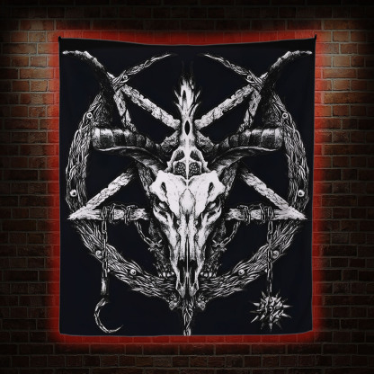 Baphomet Occult Tapestry