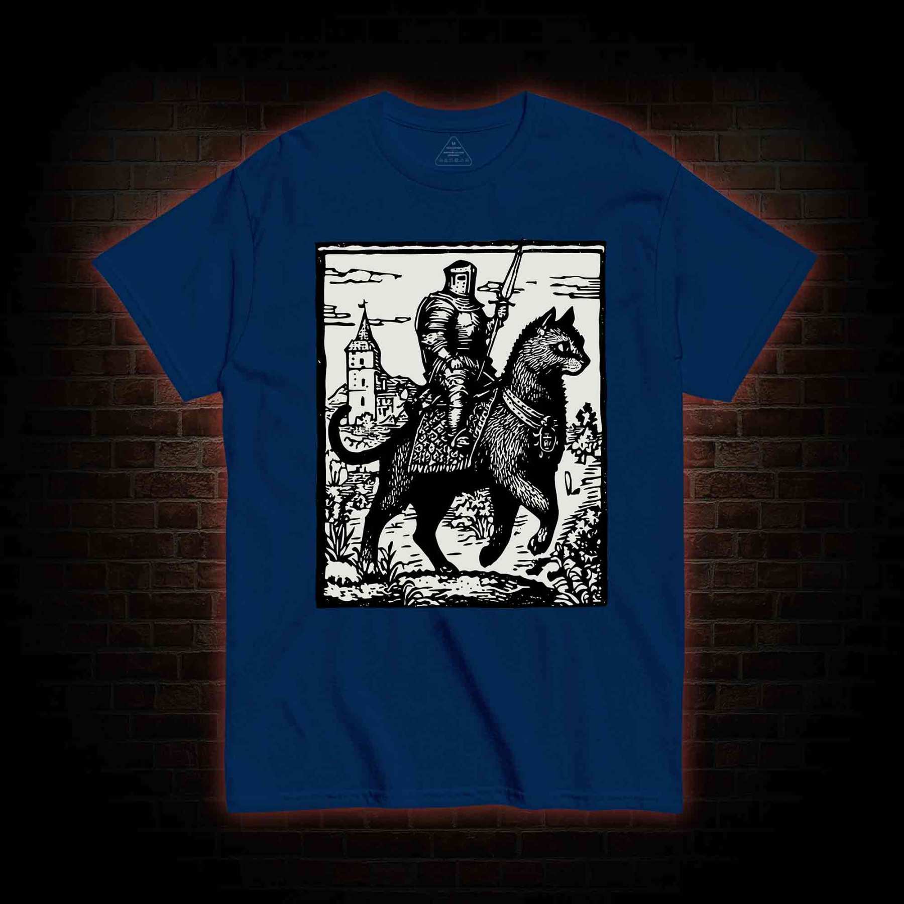 Knight Cat Rider T-shirt
