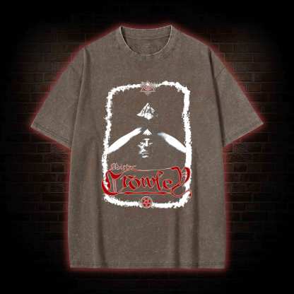 Aleister Crowley Washed T-shirt