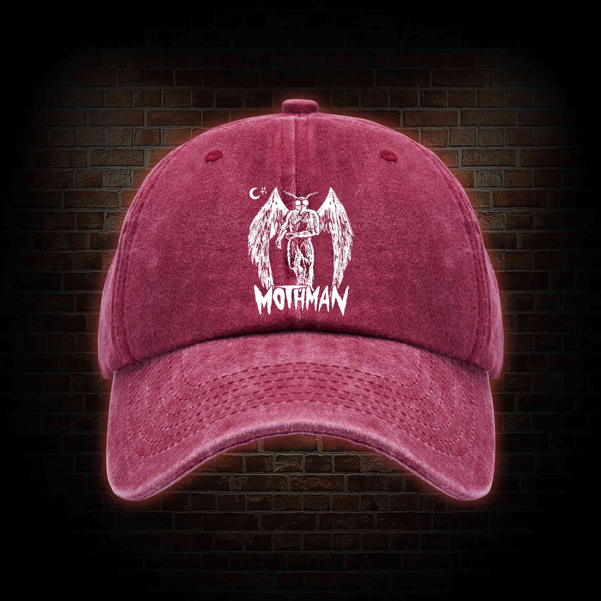 Mothman Washed Vintage Baseball Cap