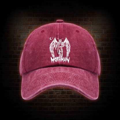 Mothman Washed Vintage Baseball Cap