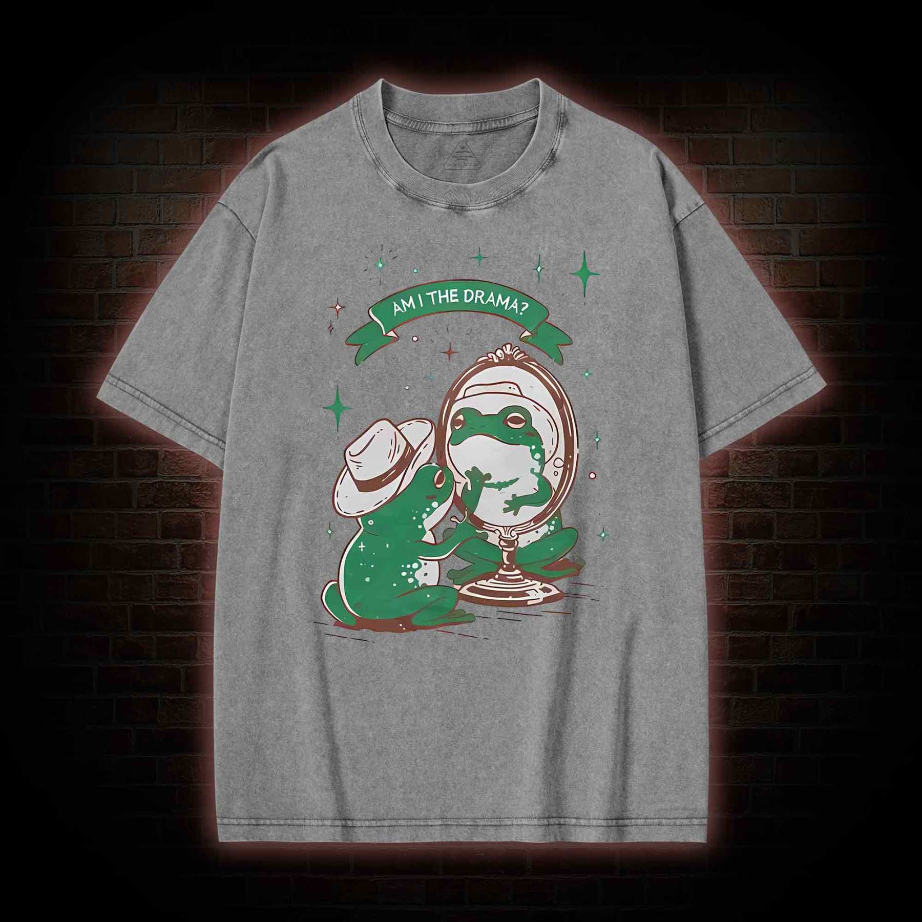 Am I The Drama Washed T-shirt