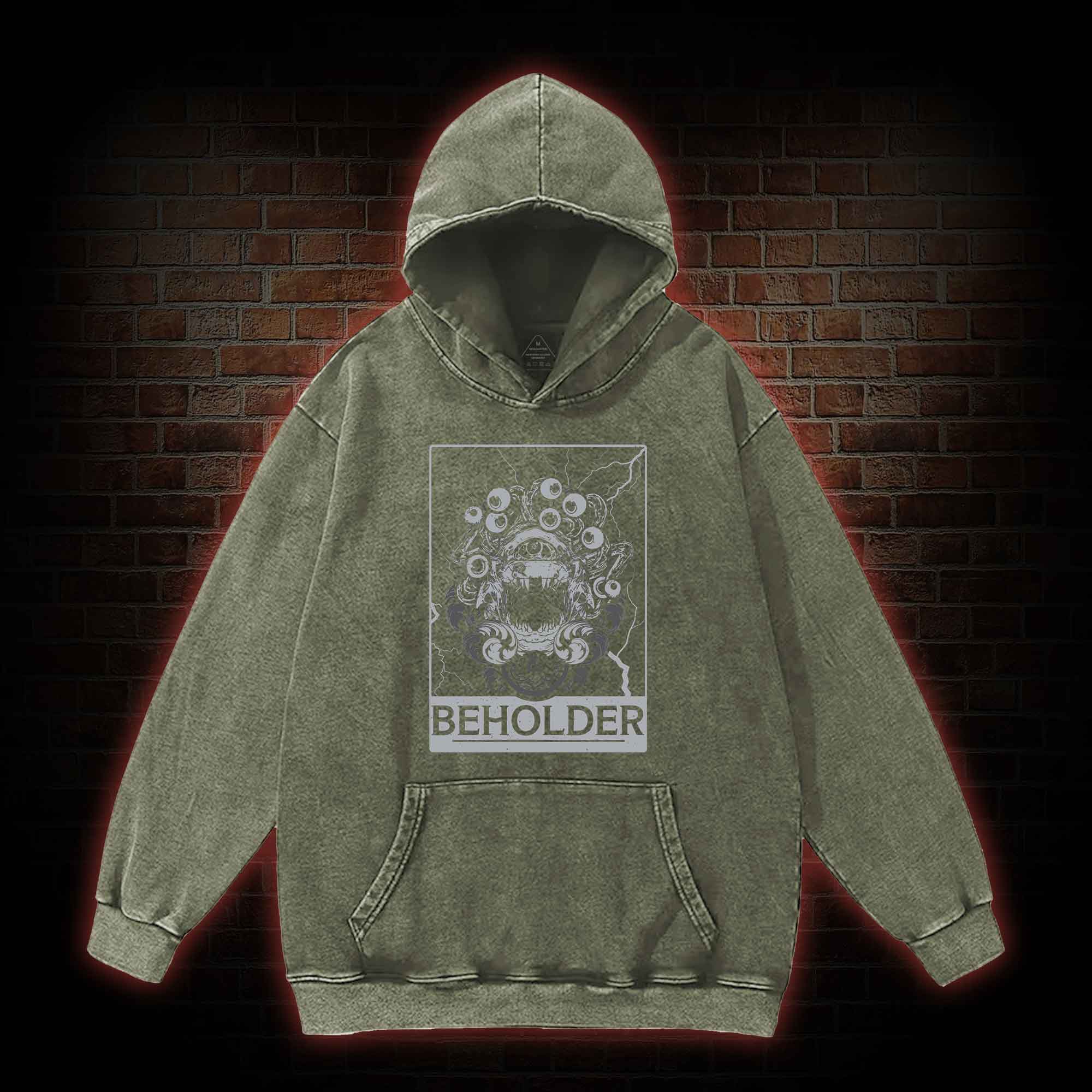 Beholder Washed Hoodie
