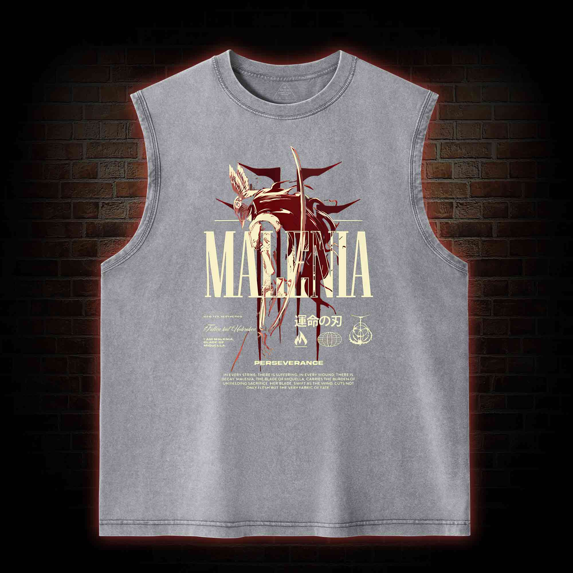 Cursed Goddess Washed Tank Top