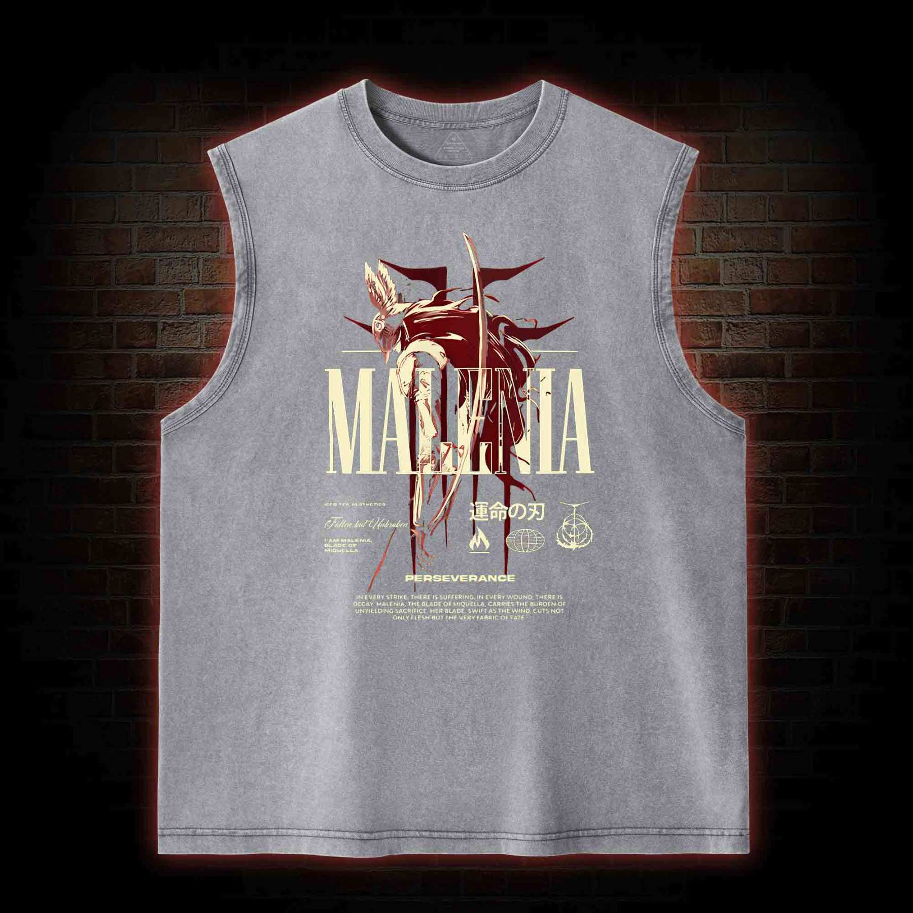 Cursed Goddess Washed Tank Top