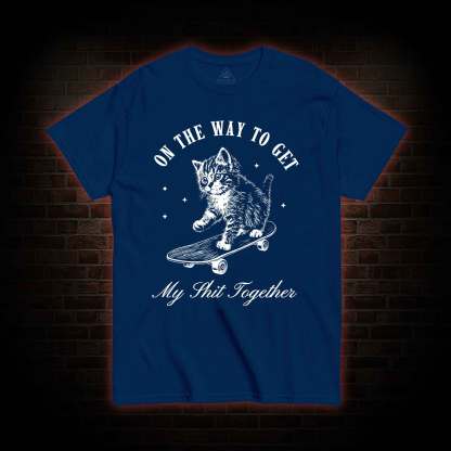 On My Way Cat T-shirt