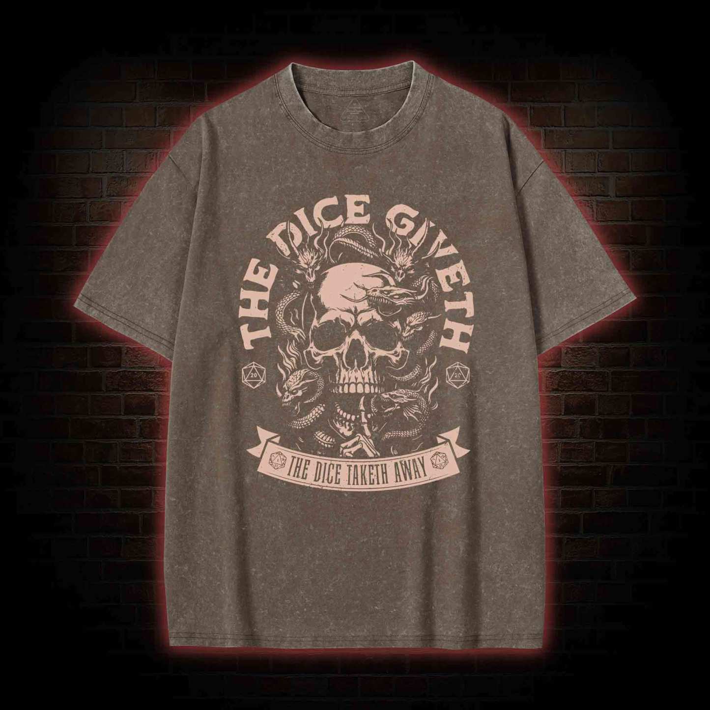 The Dice Giveth Washed T-shirt