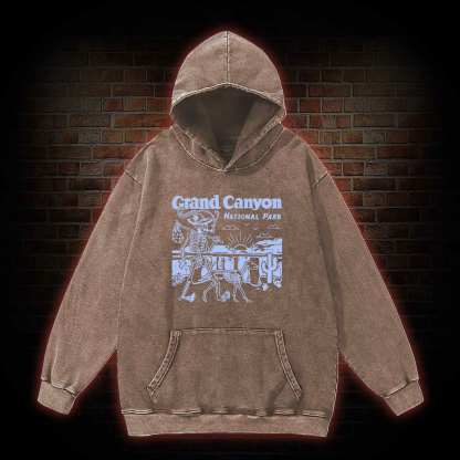 Grand Canyon National Park Washed Hoodie