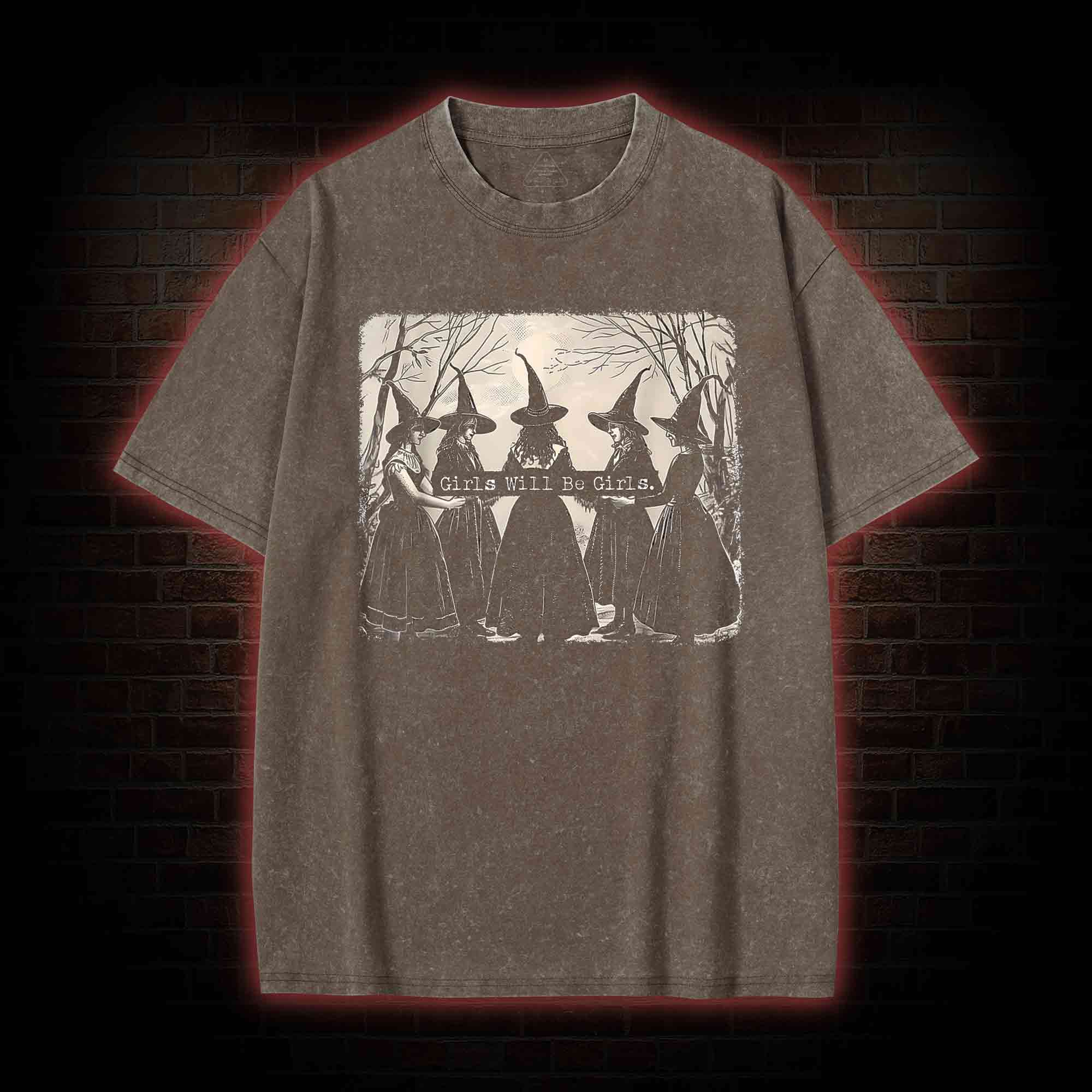 Girl Will Be Girl Washed T-shirt