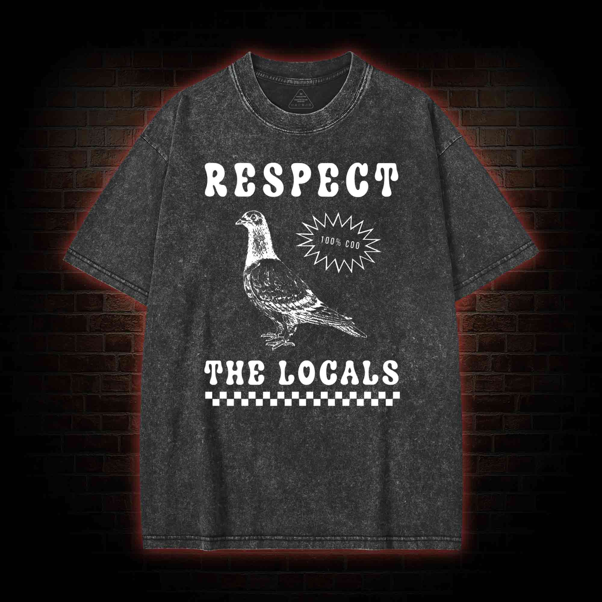 Respect the Locals Washed T-shirt