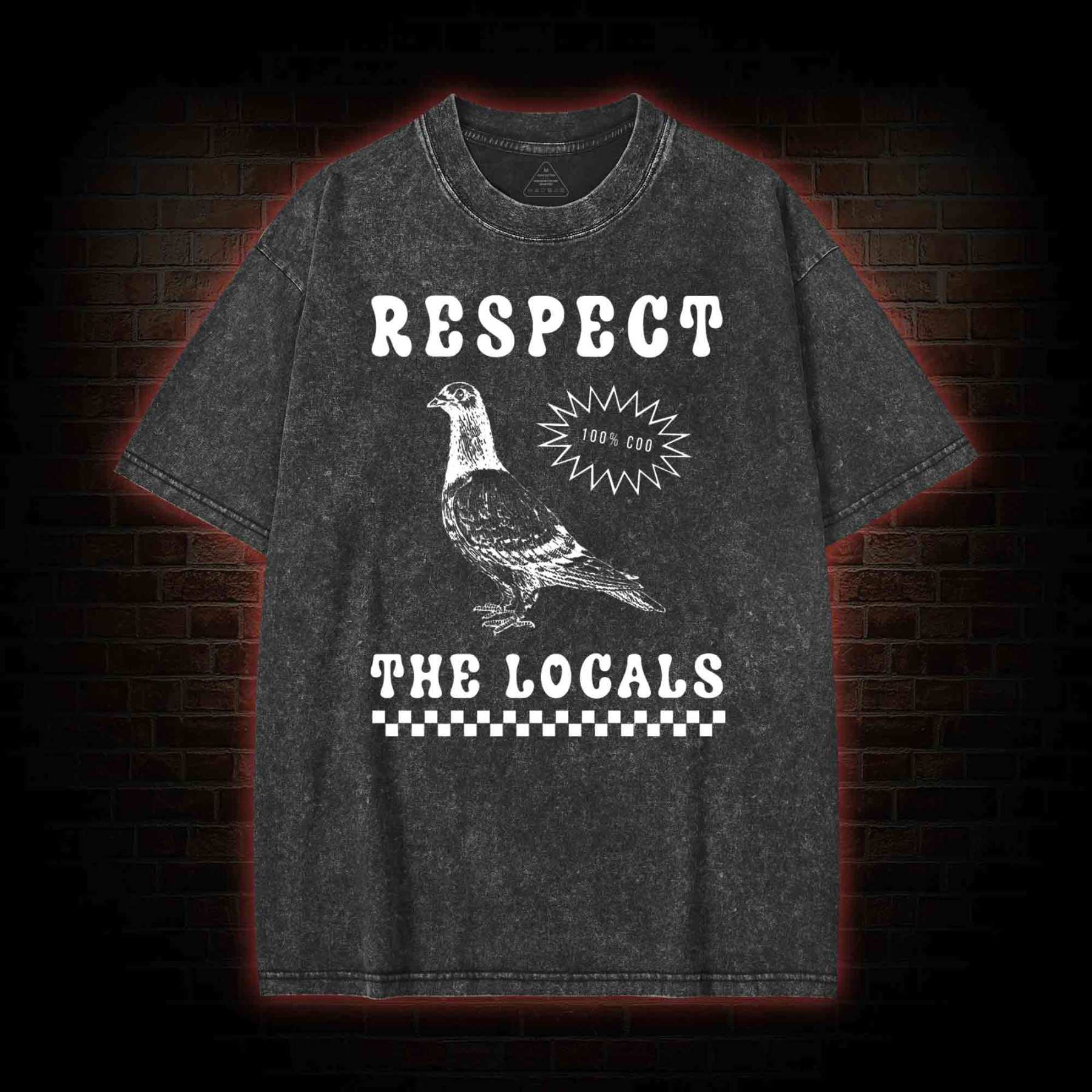 Respect the Locals Washed T-shirt