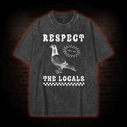 Respect the Locals Washed T-shirt