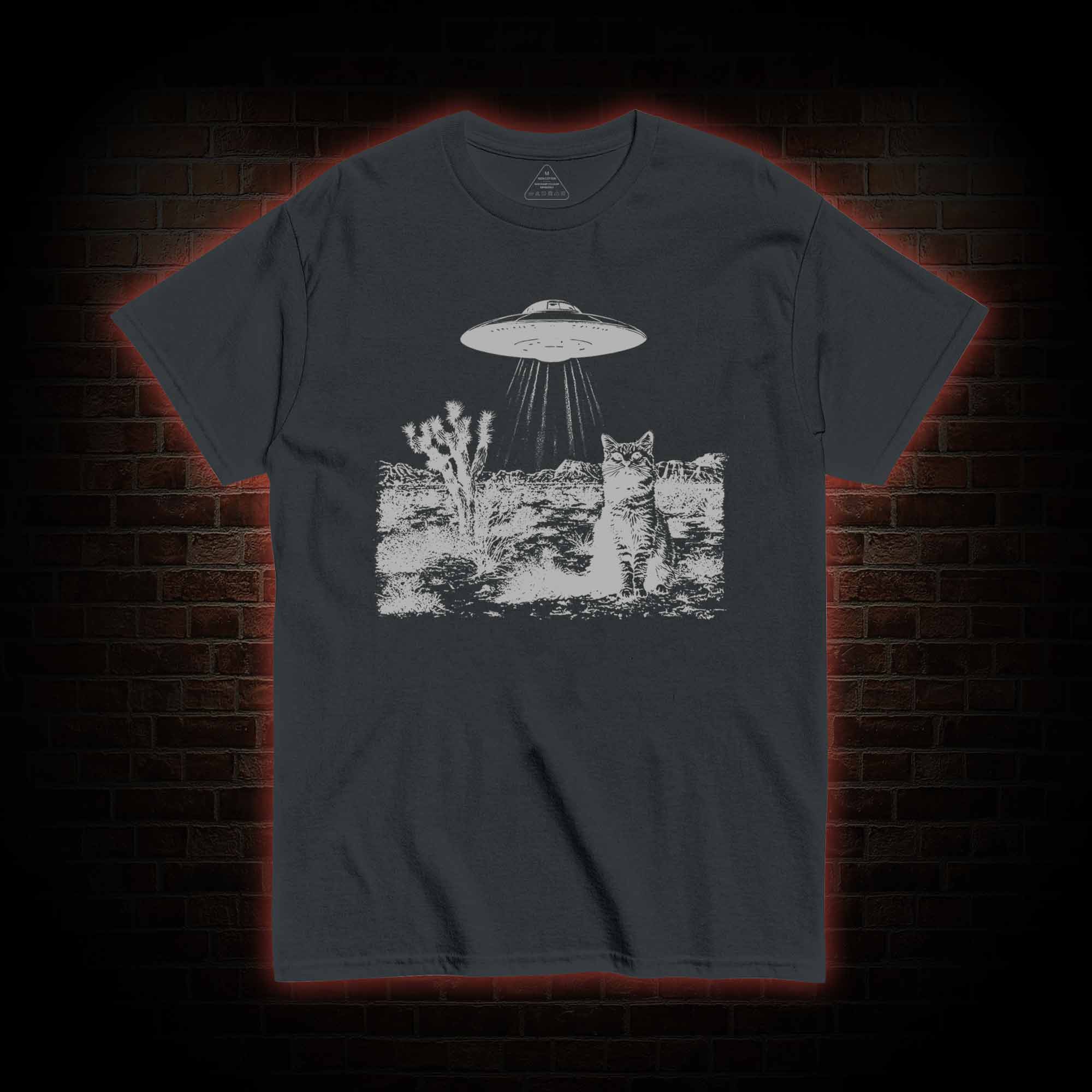 UFO Cowboy Cat T-shirt 