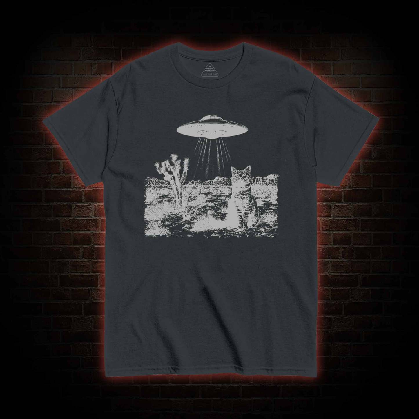 UFO Cowboy Cat T-shirt 