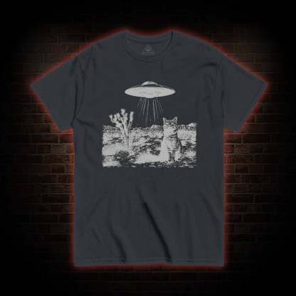 UFO Cowboy Cat T-shirt 