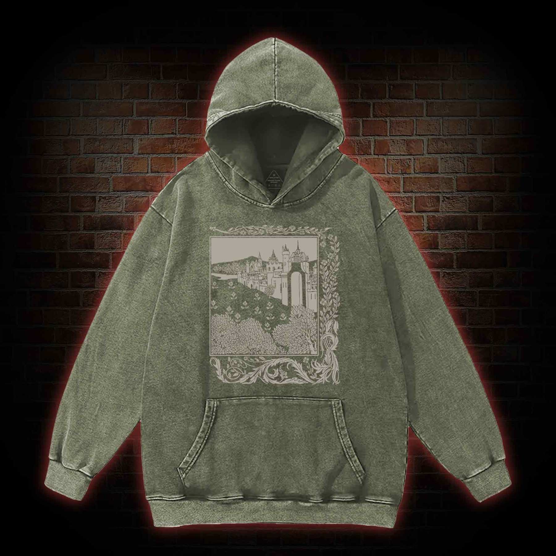 Medieval Castle Washed Hoodie