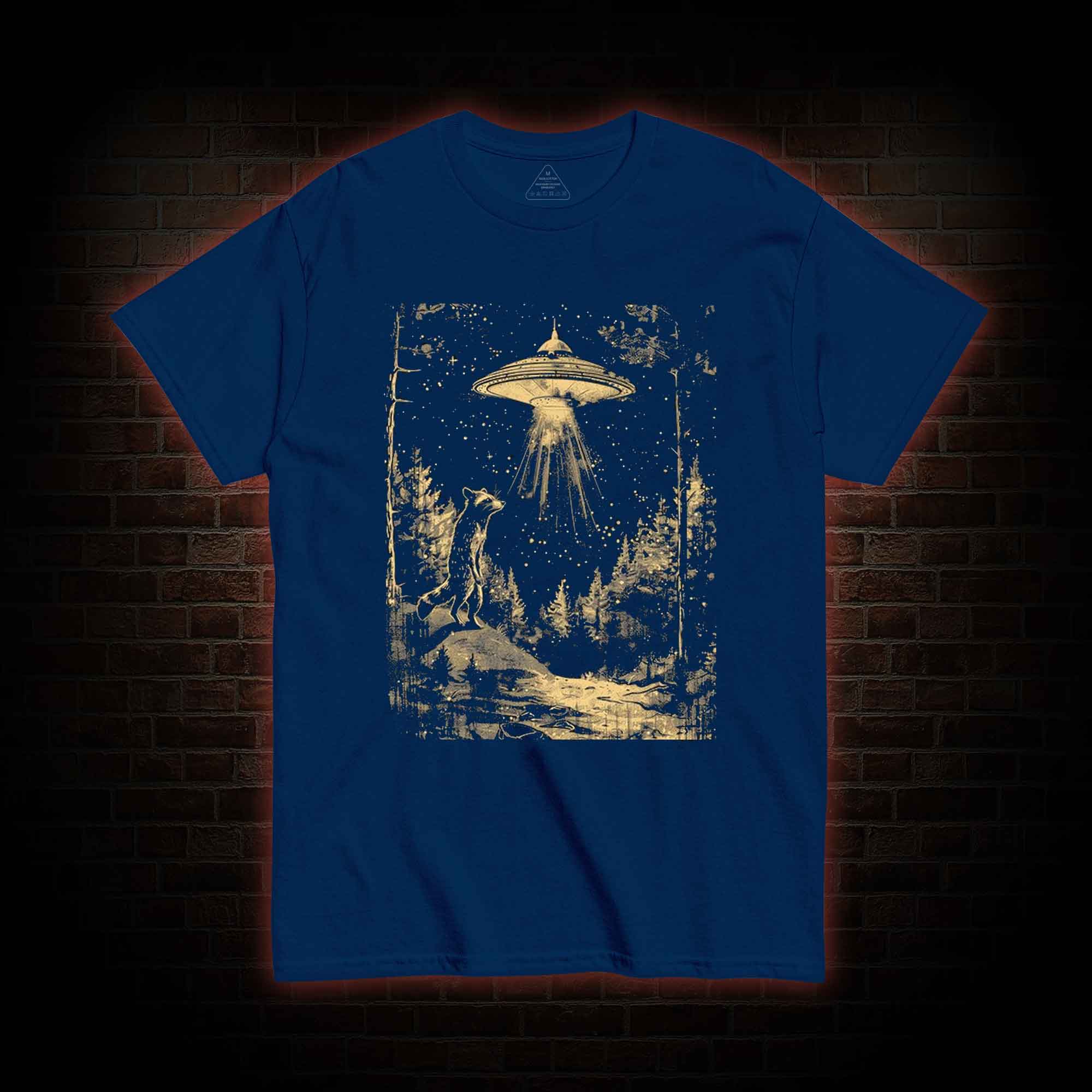 UFO and Raccoons T-shirt