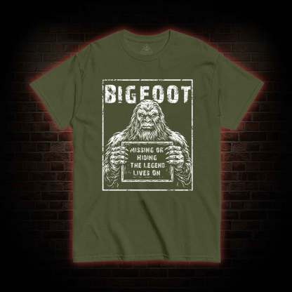 Bigfoot the Legend Lives on T-shirt 