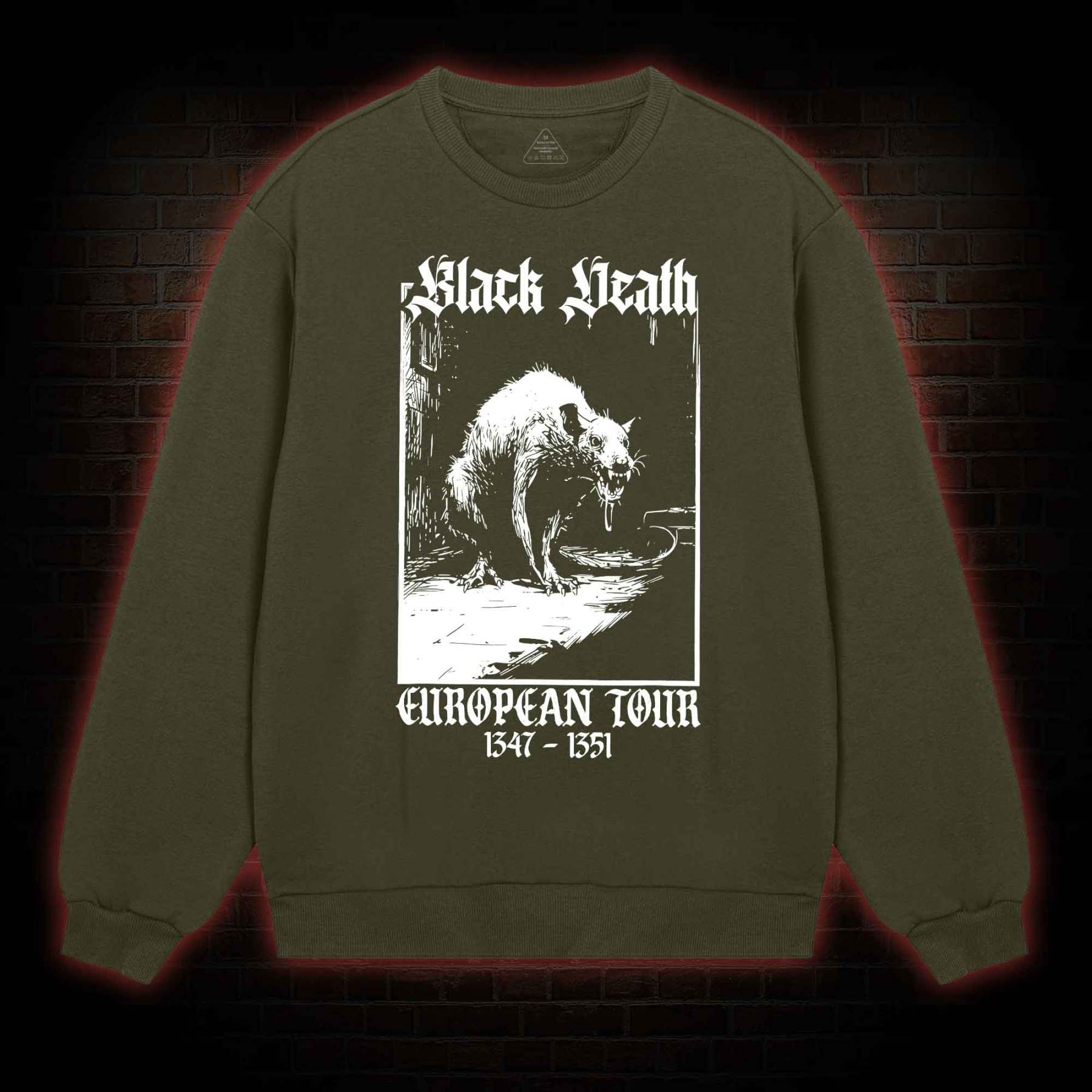 Black Death European Tour 1347-1351 Sweatshirt