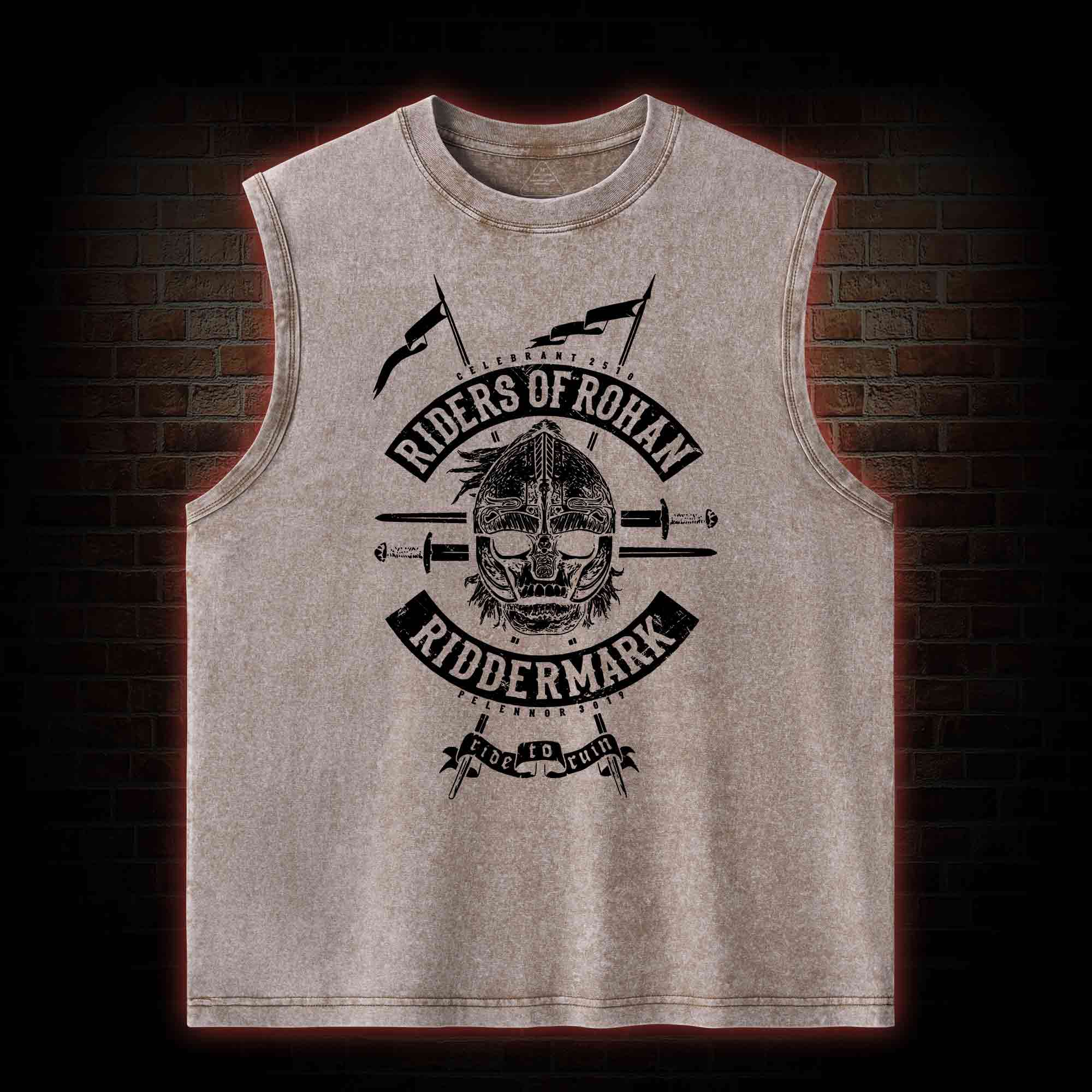 The Riders of Rohan Washed Tank Top