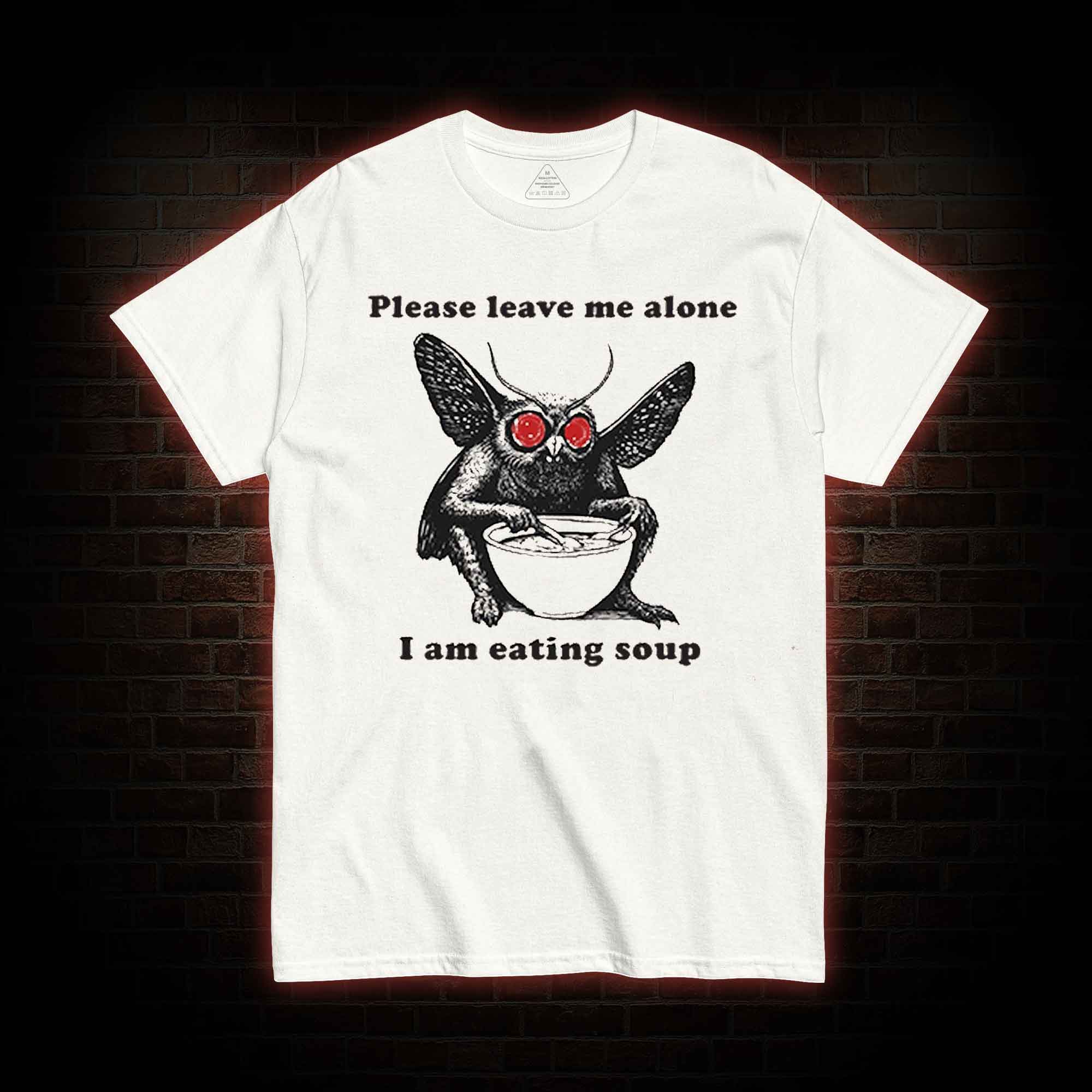 Mothman Eating Soup T-shirt 