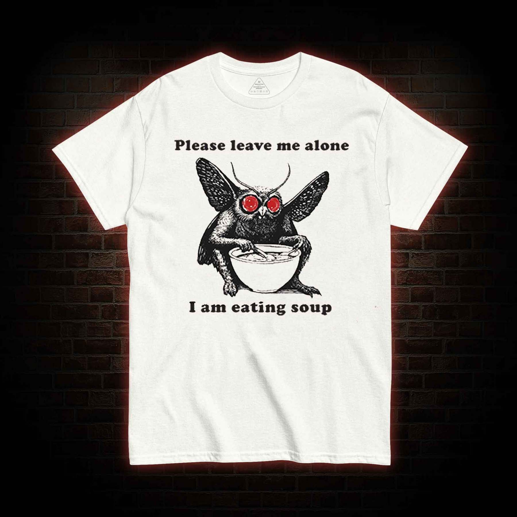 Mothman Eating Soup T-shirt 