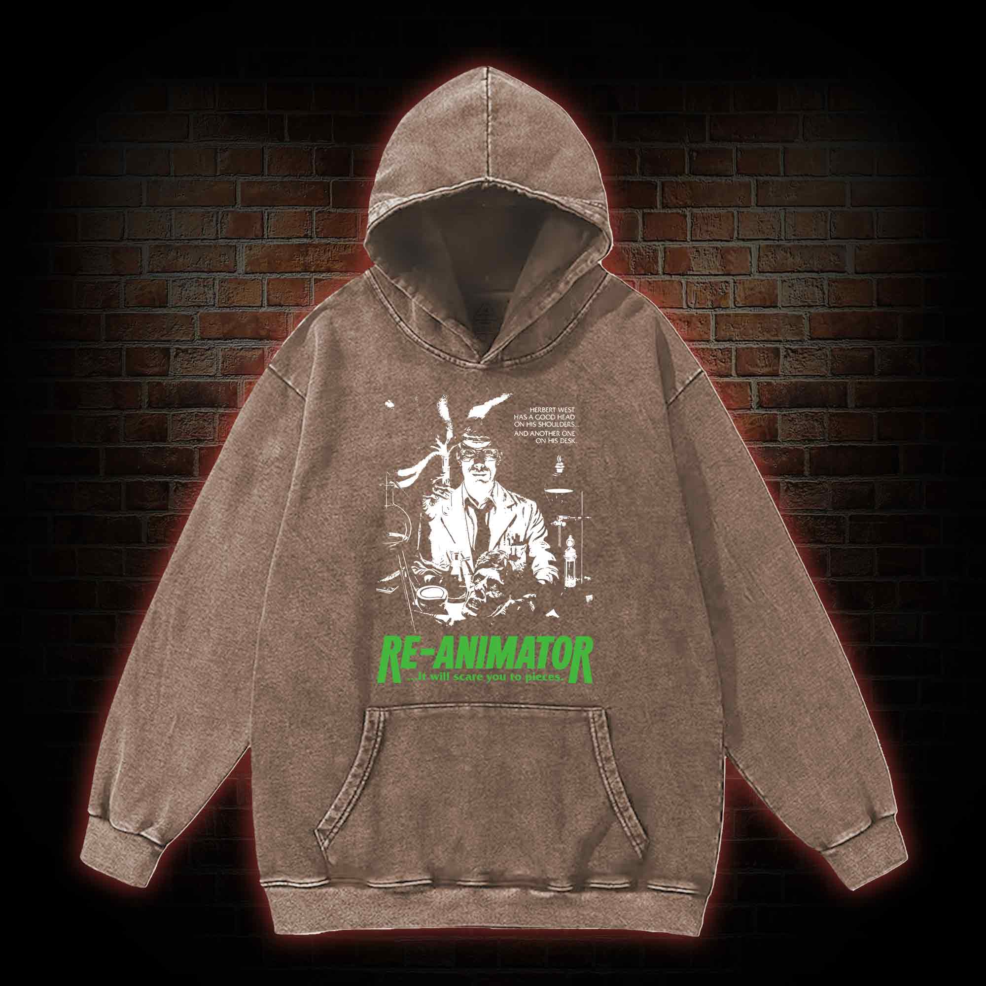 Fright Night Washed Hoodie