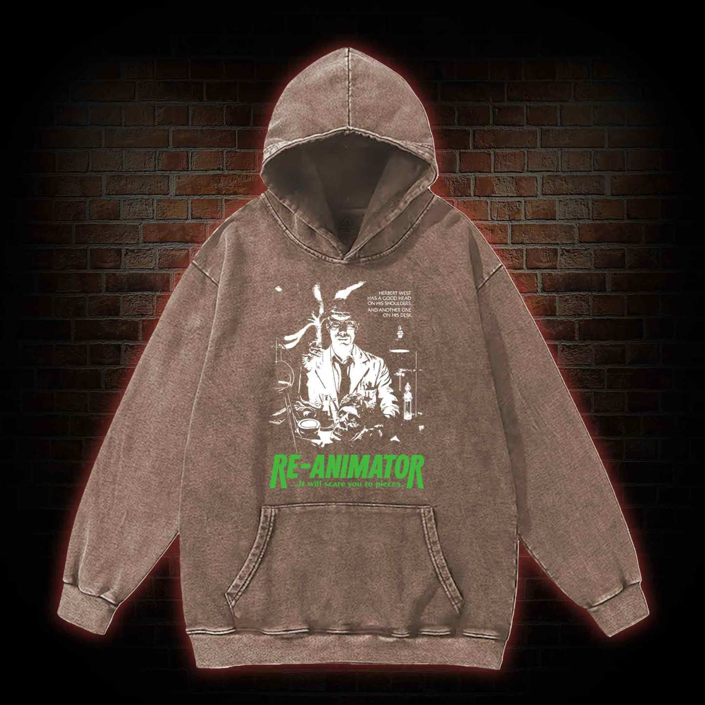 Fright Night Washed Hoodie