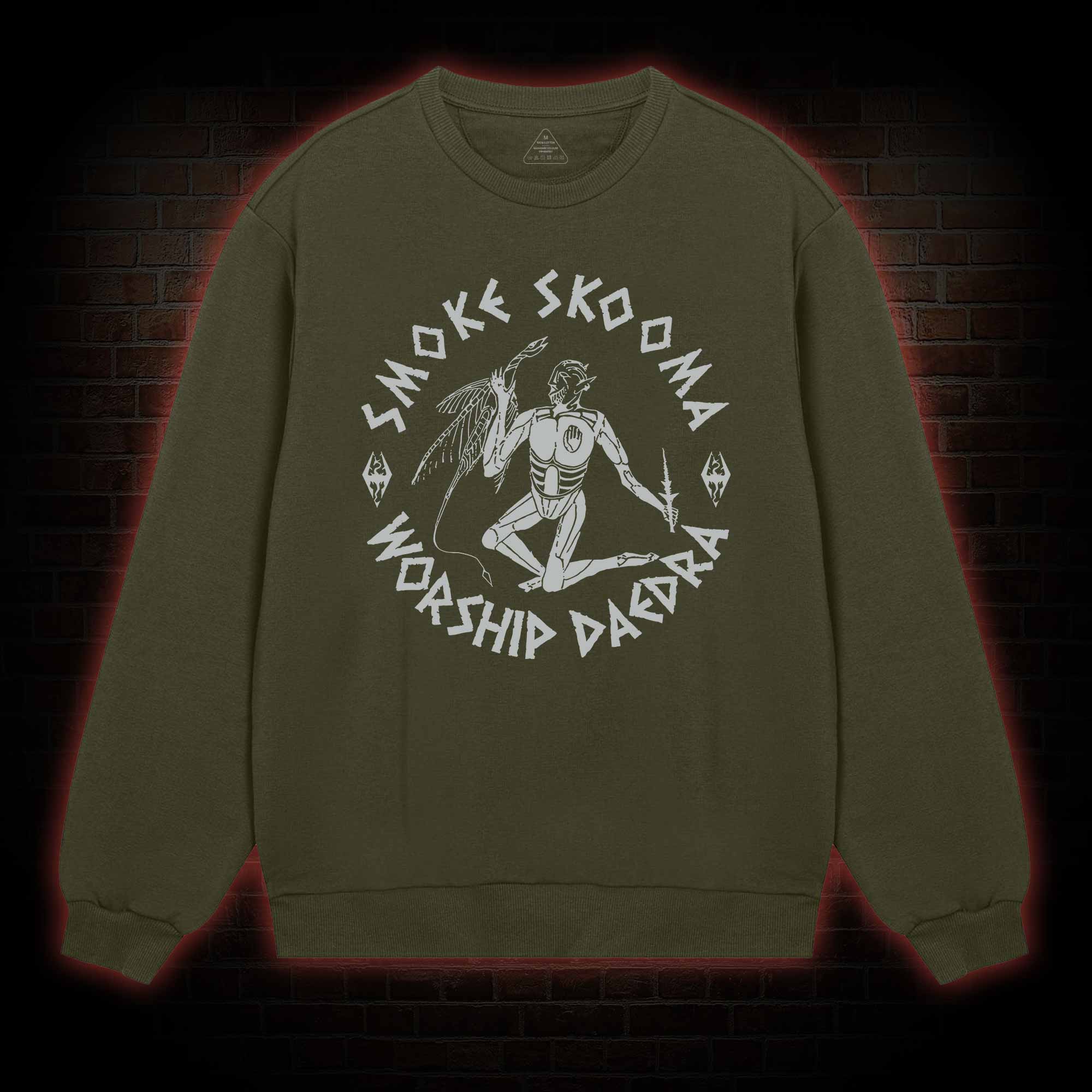 Smoke Skooma Worship Daedra Sweatshirt