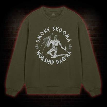 Smoke Skooma Worship Daedra Sweatshirt