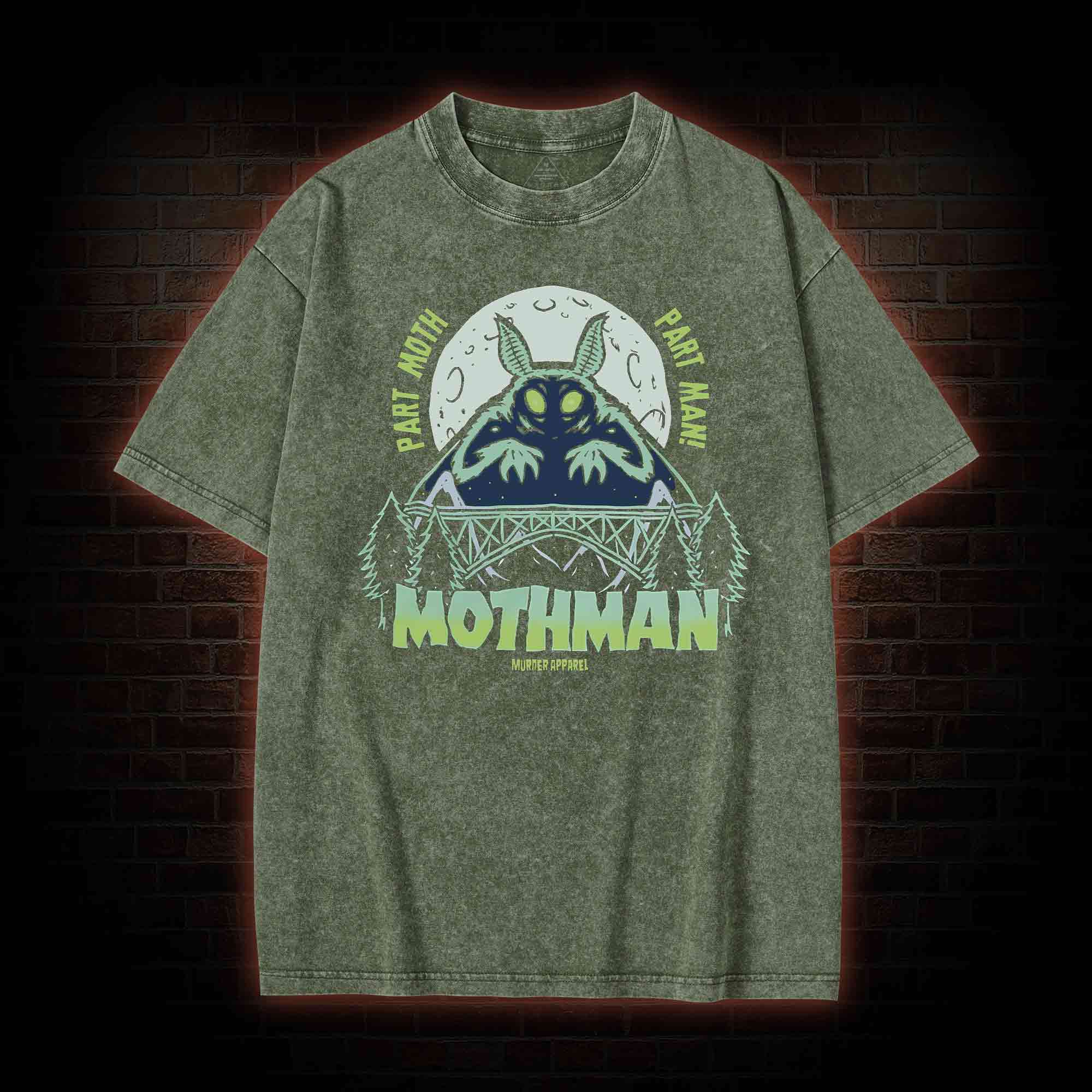 Part Moth Mothman Washed T-shirt
