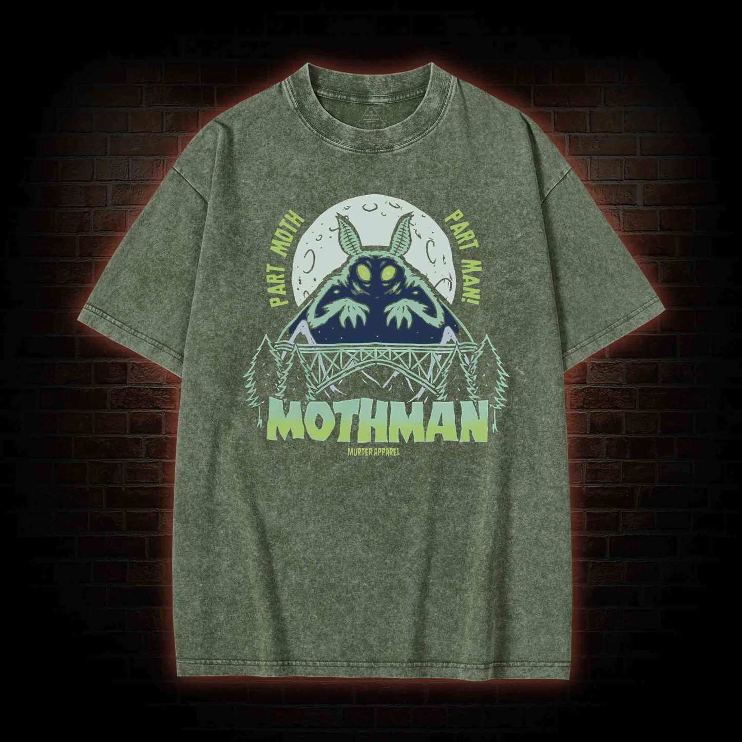 Part Moth Mothman Washed T-shirt