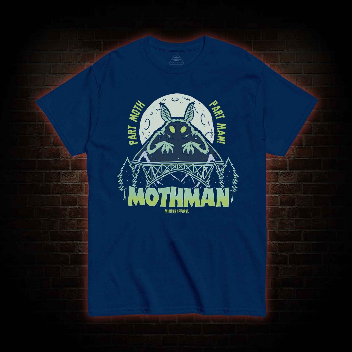 Part Moth Mothman T-shirt
