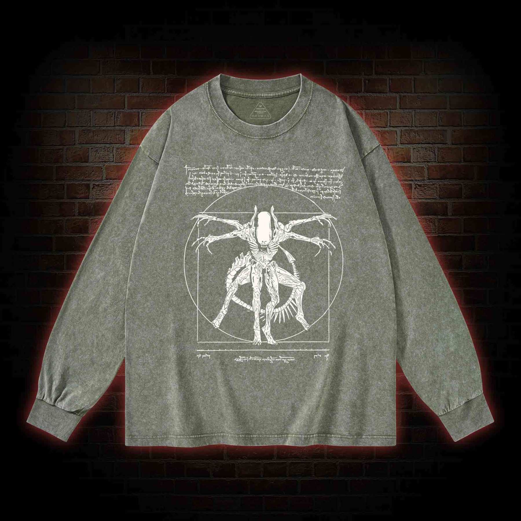 Alien Washed Long-Sleeve T-shirt