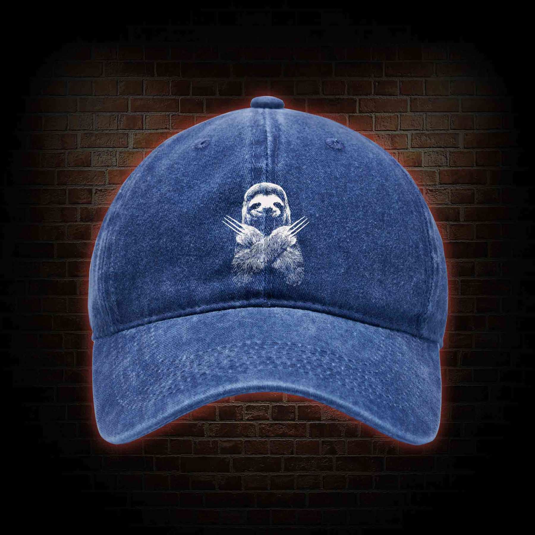 Slotherine Washed Vintage Baseball Cap