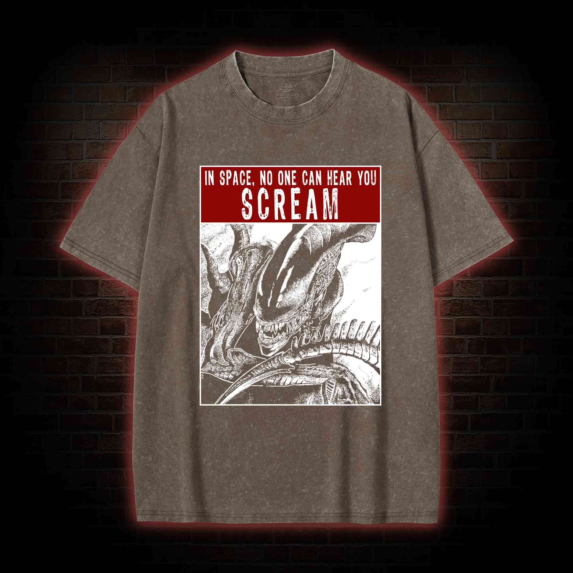 No One Can Hear Your Scream Washed T-shirt
