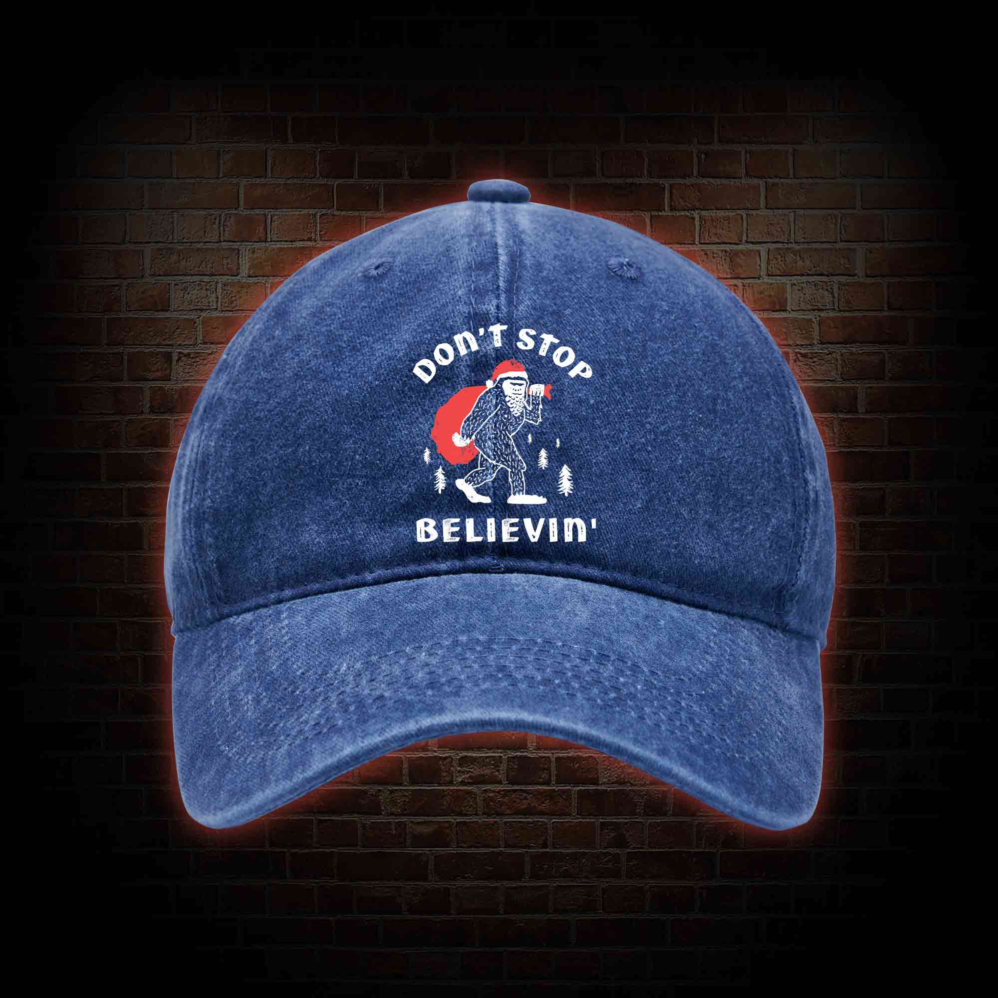 Don't Stop Believin' Washed Vintage Baseball Cap