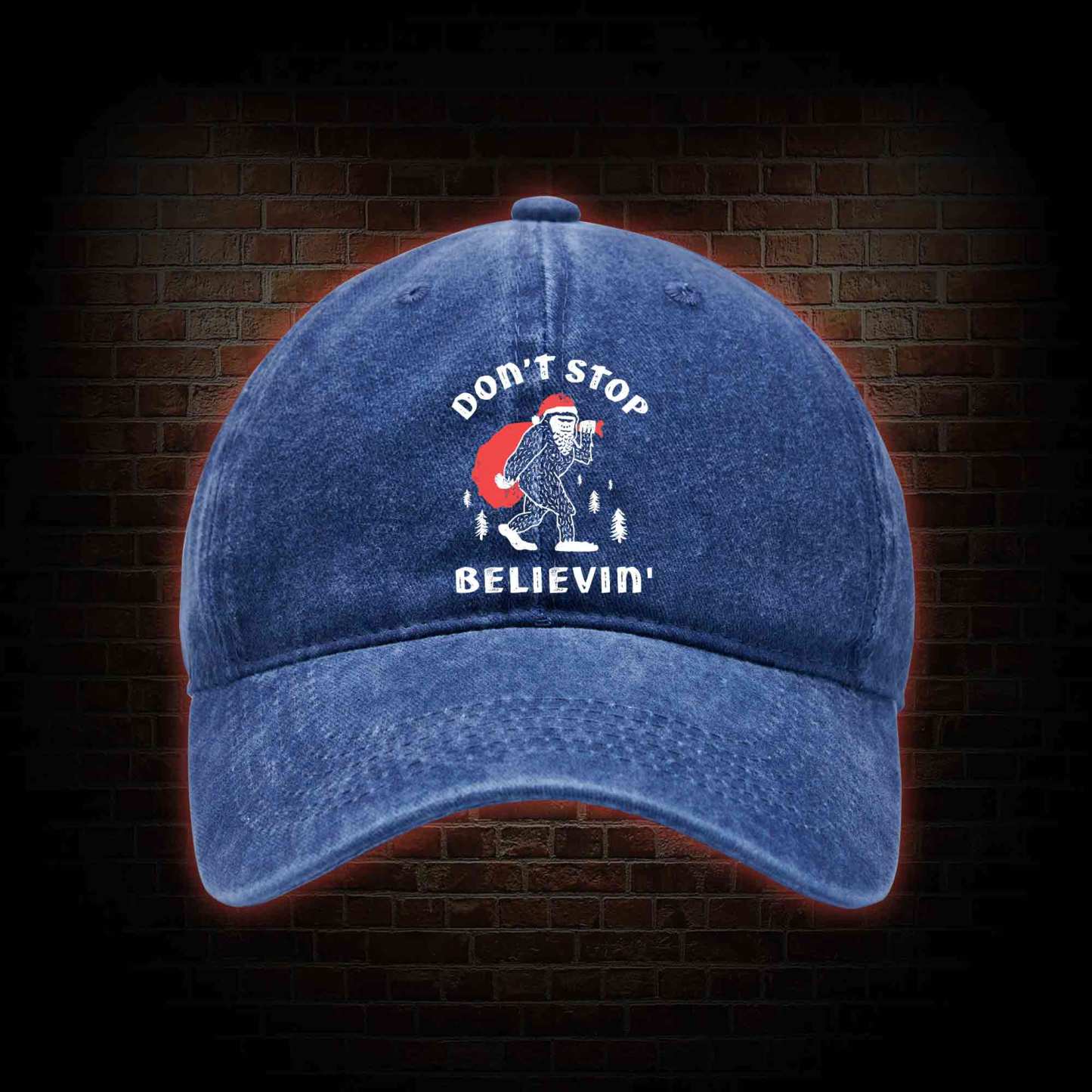 Don't Stop Believin' Washed Vintage Baseball Cap